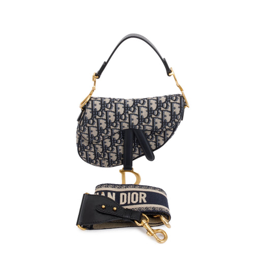 Christian Dior 2020 Oblique Mini Saddle Bag Rovelle Bags