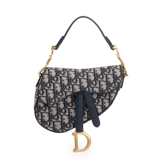 Christian Dior 2020 Oblique Mini Saddle Bag Rovelle Bags