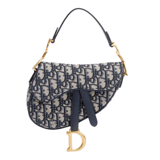Christian Dior 2020 Oblique Mini Saddle Bag Rovelle Bags