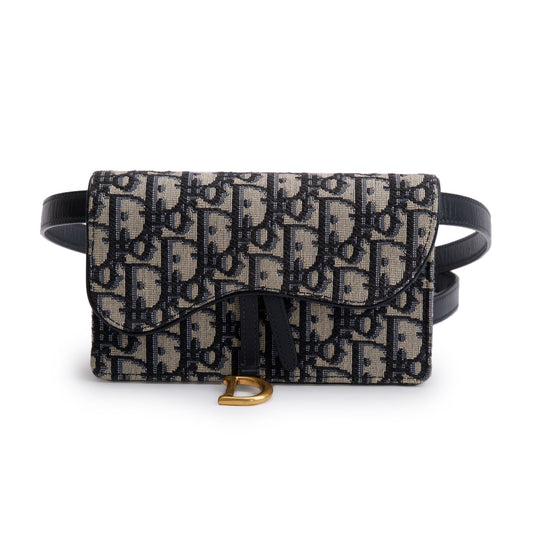 Christian Dior 2020 Oblique Saddle Belt Pouch Rovelle Bags