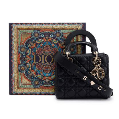 Christian Dior 2020 Small Black Lady Dior Bag Rovelle Bags