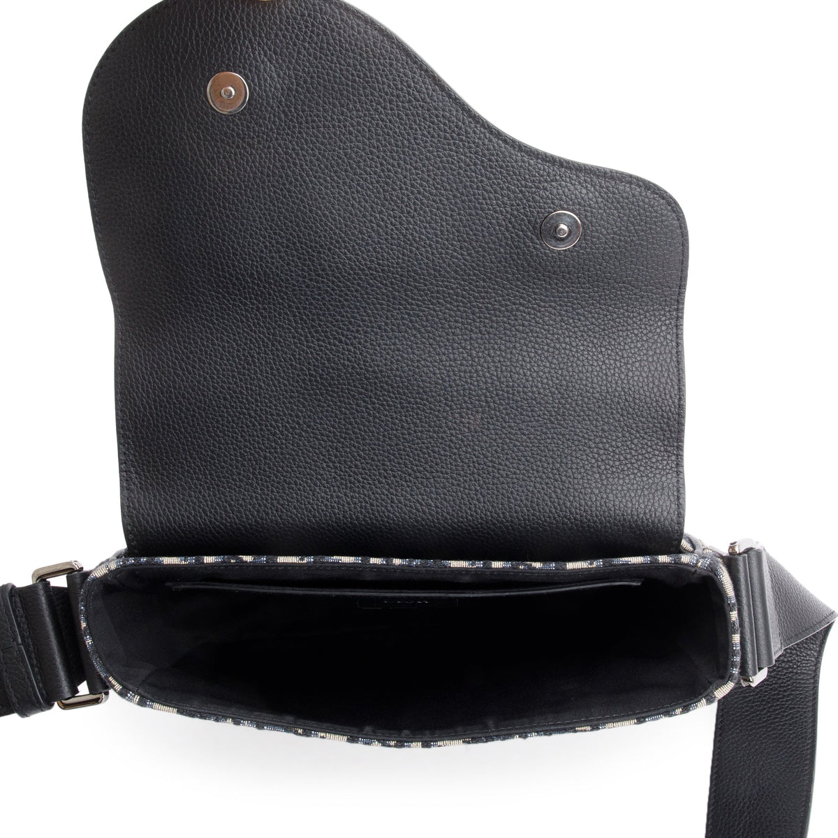 Christian Dior 2021 Black Oblique Mini Saddle Messenger Bag Rovelle Bags