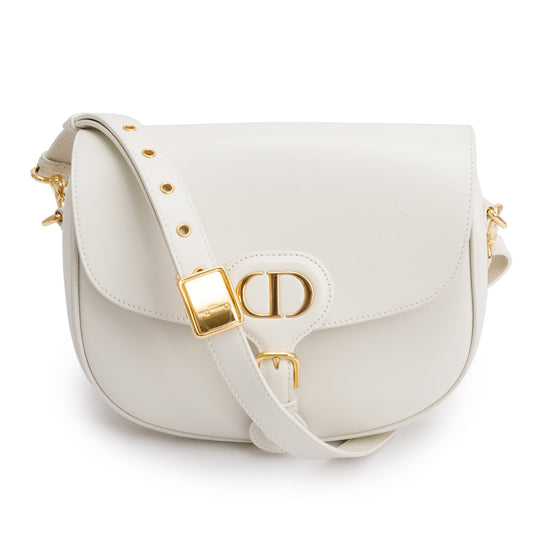 Christian Dior 2021 Latte Box Leather Medium Bobby Bag Rovelle Bags