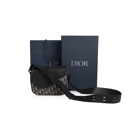 Christian Dior 2021 Oblique Mini Saddle Messenger Bag Rovelle Bags