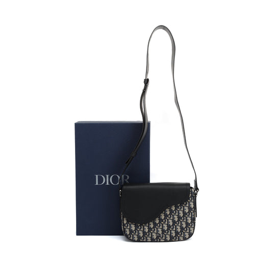 Christian Dior 2021 Oblique Mini Saddle Messenger Bag Rovelle Bags