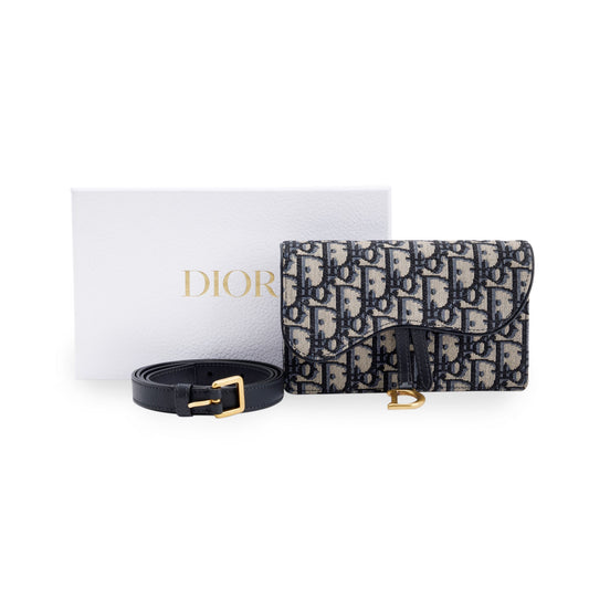 Christian Dior 2021 Oblique Saddle Belt Pouch Rovelle Bags