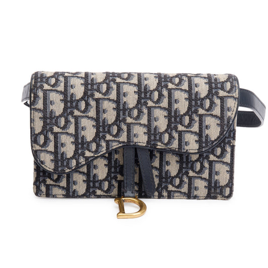 Christian Dior 2021 Oblique Saddle Belt Pouch Rovelle Bags