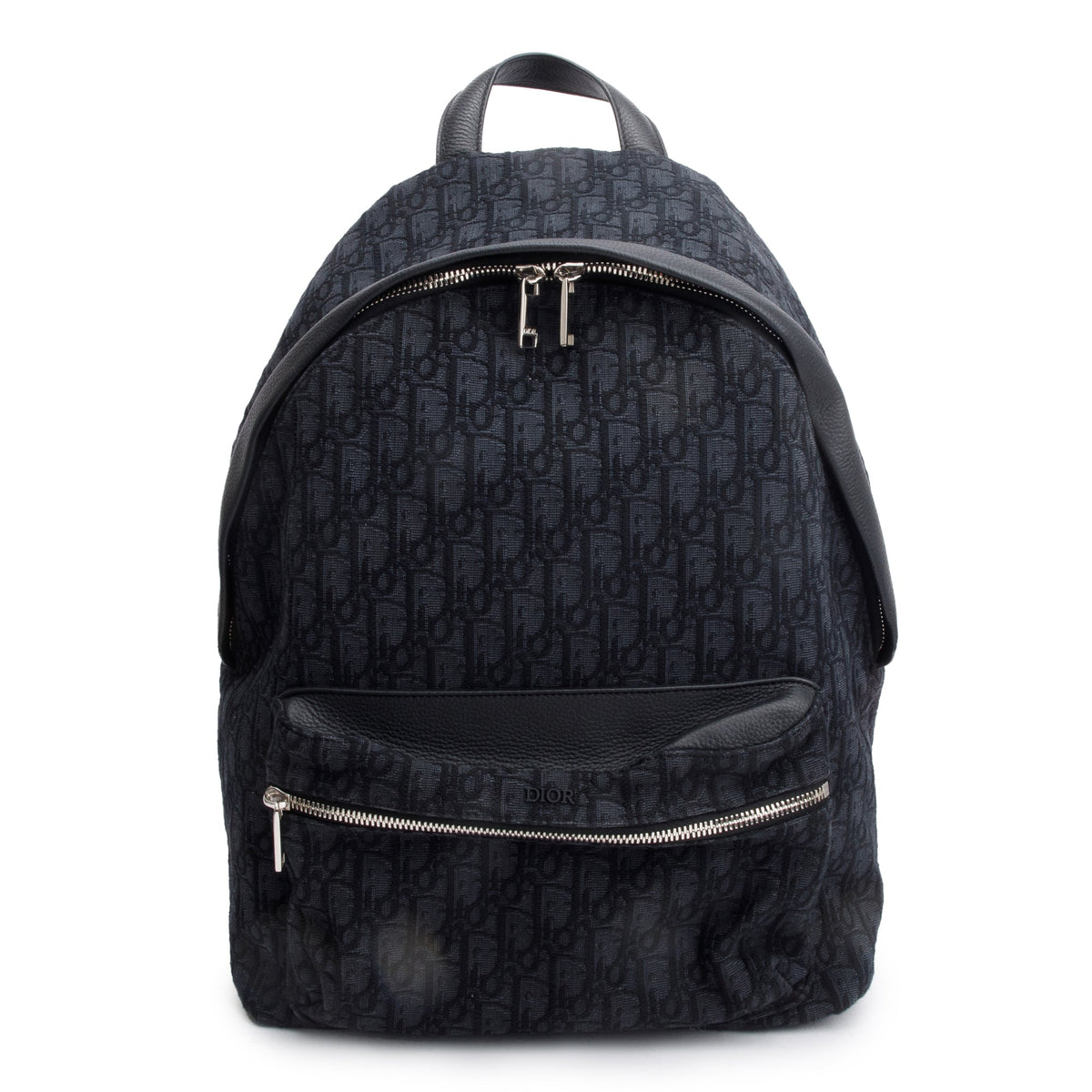 Christian Dior 2022 Black Oblique Jacquard Rider Backpack Rovelle Bags
