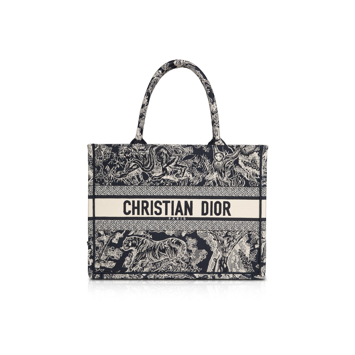 Christian Dior 2022 Medium Toile de Jouy Reverse Book Tote Rovelle Bags