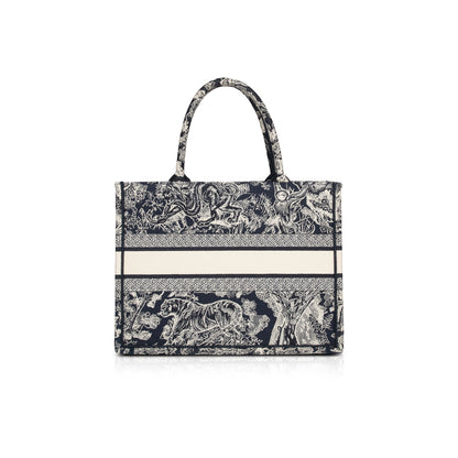 Christian Dior 2022 Medium Toile de Jouy Reverse Book Tote Rovelle Bags