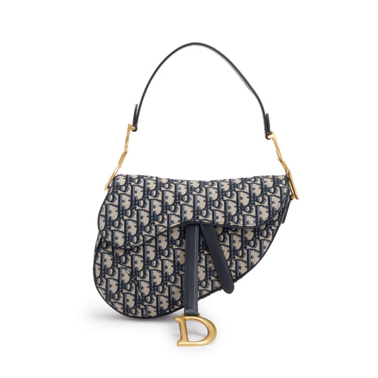 Christian Dior 2022 Oblique Medium Saddle Bag Rovelle Bags