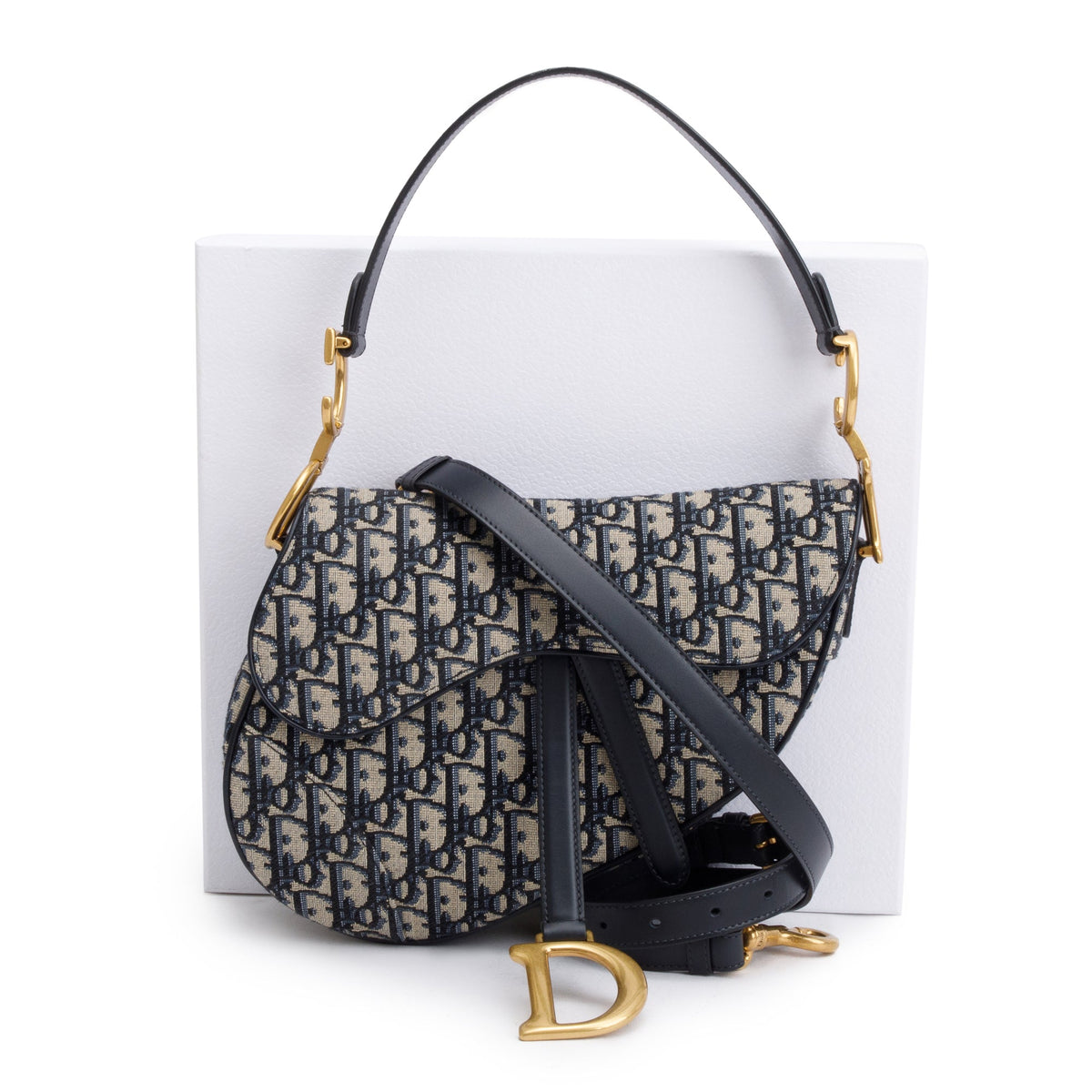 Christian Dior 2022 Oblique Medium Saddle Bag Rovelle Bags