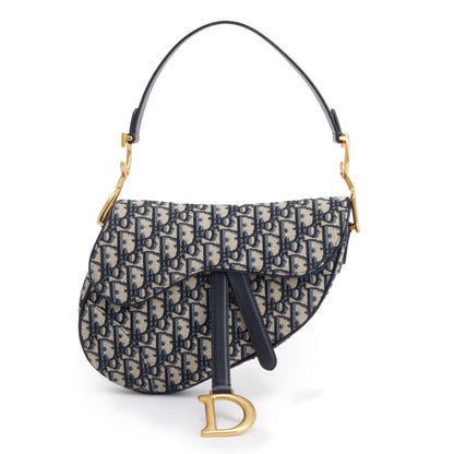 Christian Dior 2022 Oblique Medium Saddle Bag Rovelle Bags