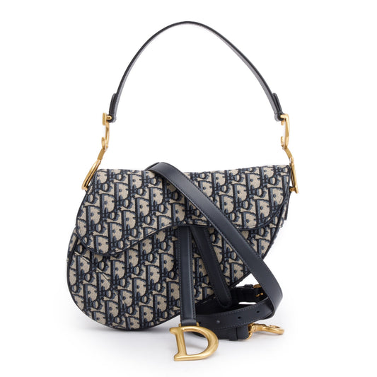 Christian Dior 2022 Oblique Medium Saddle Bag Rovelle Bags