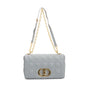 Christian Dior 2022 Stone Gray Supple Cannage Calfskin Leather Medium Dior Caro Bag Rovelle Bags