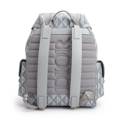 Christian Dior 2023 Grey Diamond Canvas Hit The Road Backpack Rovelle Bags