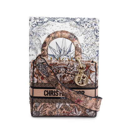 Christian Dior 2023 Jardin Magique Embroidery Medium Lady D-Lite Bag Rovelle Bags