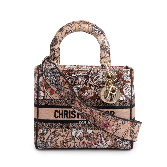 Christian Dior 2023 Jardin Magique Embroidery Medium Lady D-Lite Bag Rovelle Bags