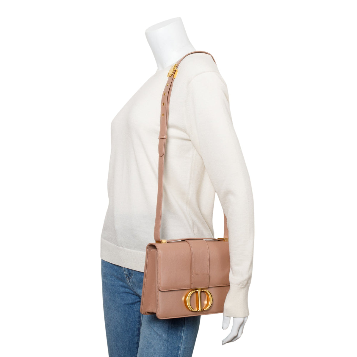 Christian Dior Beige Box Leather 30 Montaigne Bag Rovelle Bags