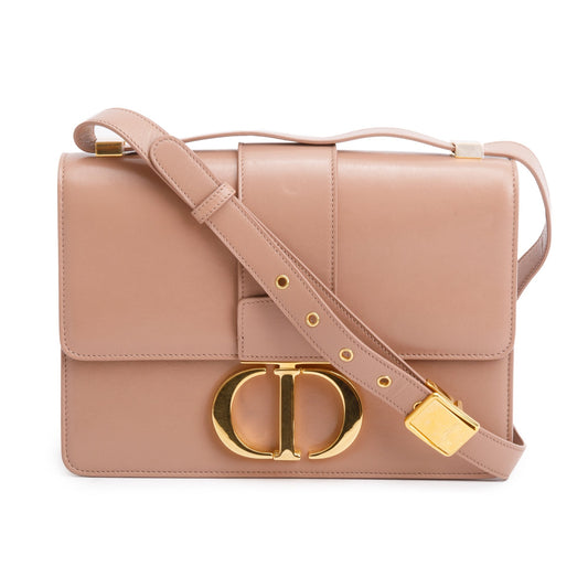 Christian Dior Beige Box Leather 30 Montaigne Bag Rovelle Bags