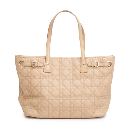 Christian Dior Beige Cannage Panarea Shopping Tote Rovelle Bags