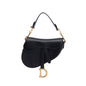 Christian Dior Black Calfskin Leather Mini Saddle Bag Rovelle Bags