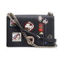 Christian Dior Black Calfskin Leather Paradise Diorama Flap Bag Rovelle Bags