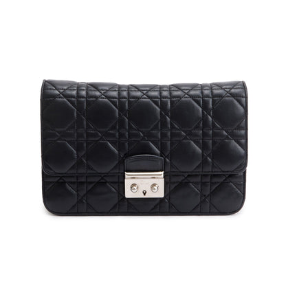 Christian Dior Black Leather Small Cannage Miss Dior Bag Rovelle Bags