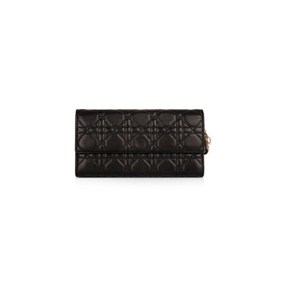 Christian Dior Cannage Croisiere Wallet on Chain Rovelle Bags