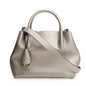 Christian Dior Gold Metallic Calfskin Leather Small Open Bar Tote Rovelle Bags