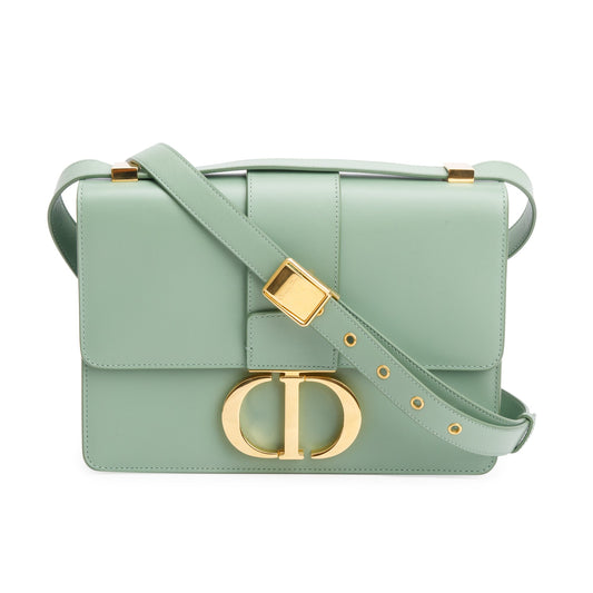 Christian Dior Green Box Leather 30 Montaigne Bag Rovelle Bags