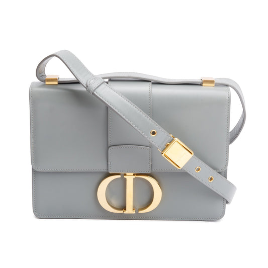 Christian Dior Grey Box Leather 30 Montaigne Bag Rovelle Bags