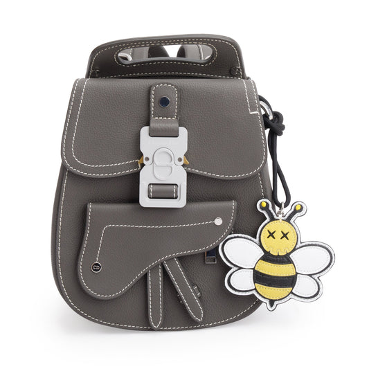 Christian Dior Grey Leather Mini Gallop Backpack Rovelle Bags
