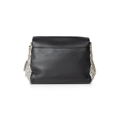 Christian Dior Large Python-Trimmed Diorling Bag Rovelle Bags
