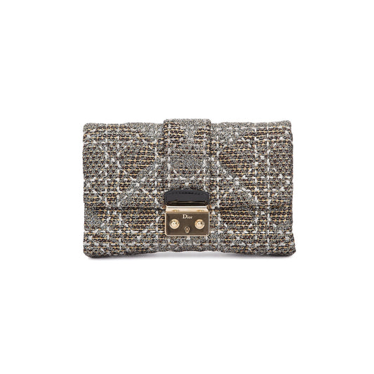 Christian Dior Limited Edition Tweed Miss Dior Clutch Rovelle Bags