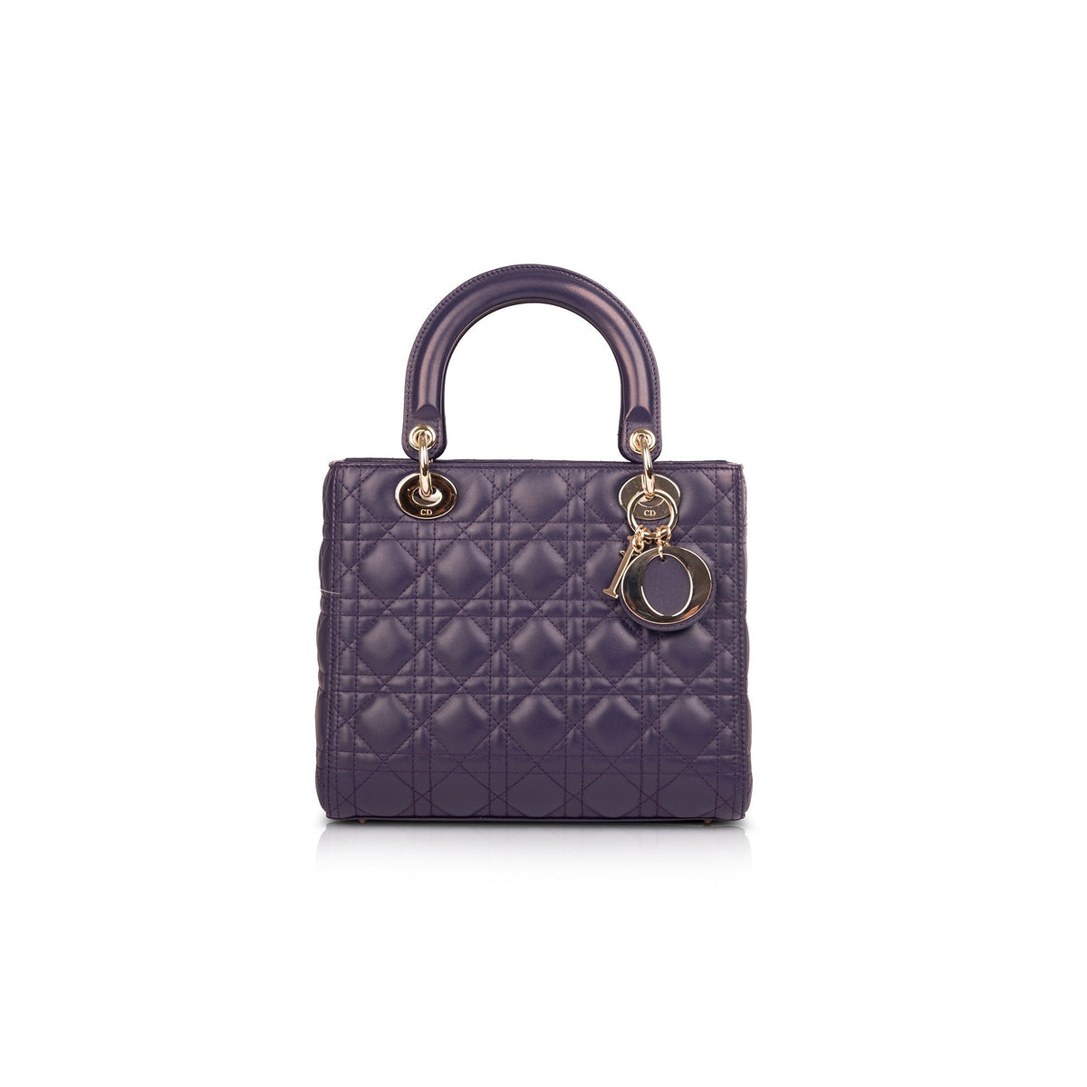 Christian Dior Medium Cannage Lambskin Lady Dior Bag Rovelle Bags