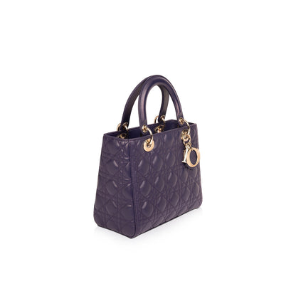 Christian Dior Medium Cannage Lambskin Lady Dior Bag Rovelle Bags