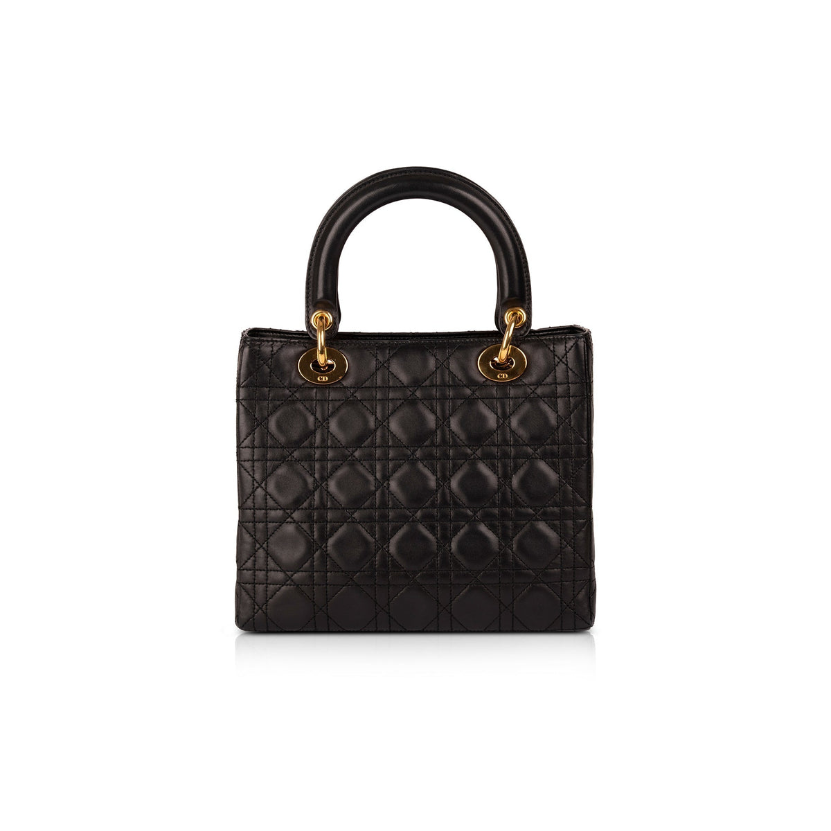 Christian Dior Medium Cannage Lambskin Lady Dior Bag Rovelle Bags