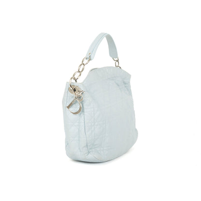Christian Dior Medium Lady Dior Soft Hobo Rovelle Bags