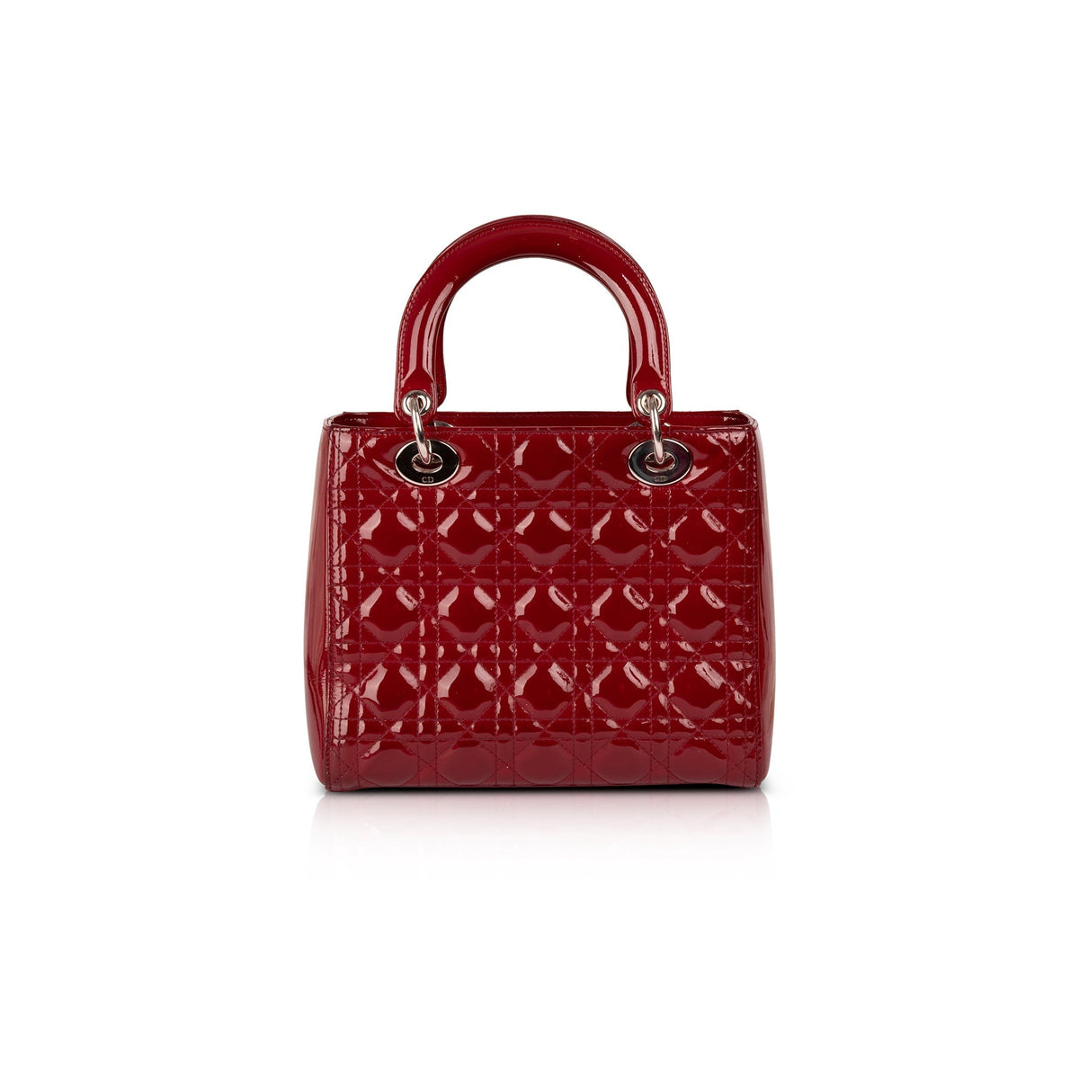 Christian Dior Medium Patent Leather Lady Dior Bag Rovelle Bags