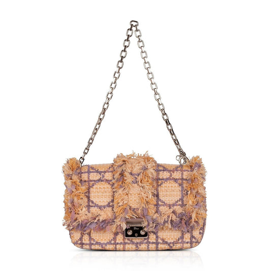Christian Dior Medium Tweed Miss Dior Flap Bag Rovelle Bags