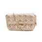 Christian Dior Metallic Gold Miss Dior Promenade Wallet on Chain Rovelle Bags