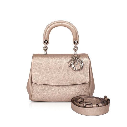 Christian Dior Mini Metallic Be Dior Flap Bag Rovelle Bags