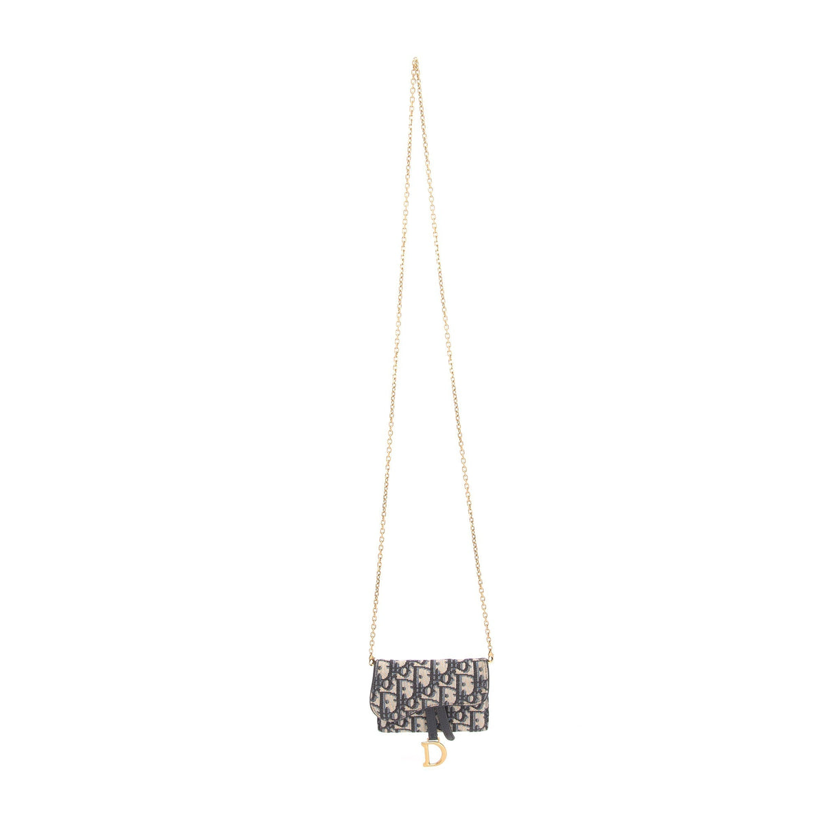 Christian Dior Nano Saddle Chain Pouch Rovelle Bags
