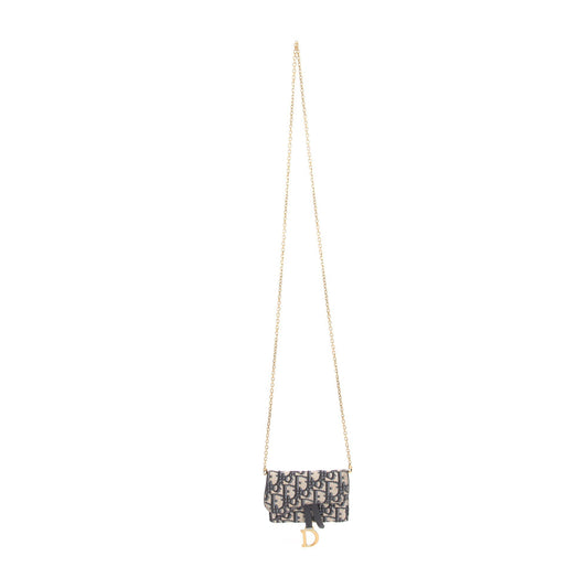 Christian Dior Nano Saddle Chain Pouch Rovelle Bags