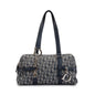 Christian Dior Navy Diorissimo Logo Charms Boston Bag Rovelle Bags