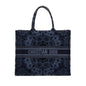 Christian Dior Navy KaleiDiorscopic Embroidery Large Book Tote Rovelle Bags