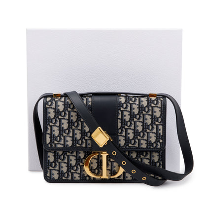 Christian Dior Navy Oblique 30 Montaigne Bag Rovelle Bags