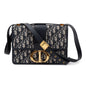 Christian Dior Navy Oblique 30 Montaigne Bag Rovelle Bags