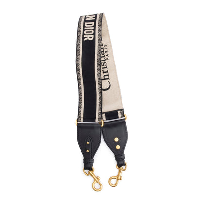 Christian Dior Navy/Beige Embroidered Woven Shoulder Strap Rovelle Bags